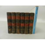 JAMES, William, The Naval History of Great Britain, new edn, 6 vols 1886. Half calf. With index to