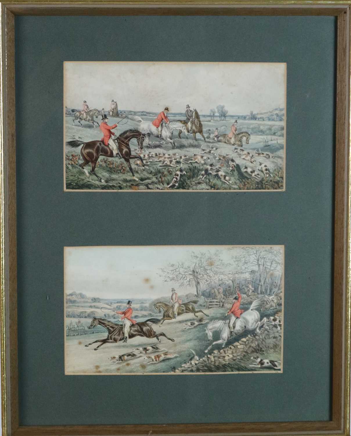 A set of 10, 19th century hunting aquatints - Image 4 of 4