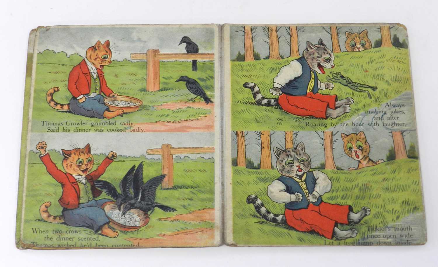 WAIN, Louis, Pussy-Cat Pictures. Small 4to, circa 1920. 8 pages including covers. Printed on thick - Image 2 of 2