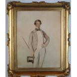 Two 19th Century Portraits of Gentlemen watercolour