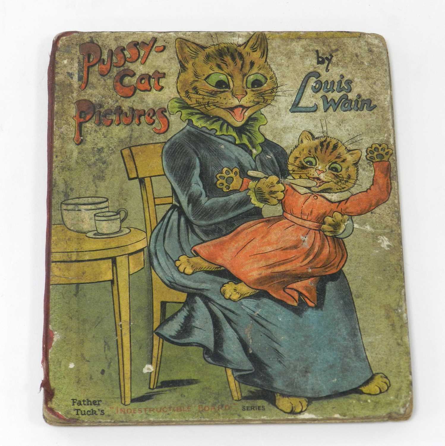 WAIN, Louis, Pussy-Cat Pictures. Small 4to, circa 1920. 8 pages including covers. Printed on thick