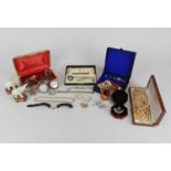 A collection of silver and costume jewellery