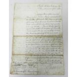 BICKERTON, Sir Richard, Bart., Rear Admiral of the White (1759-1832), autograph letter signed,