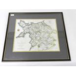 CARY, John, A Map of North Wales from the Best Authorities, c. 1820, 400mm x 470mm, hand coloured,