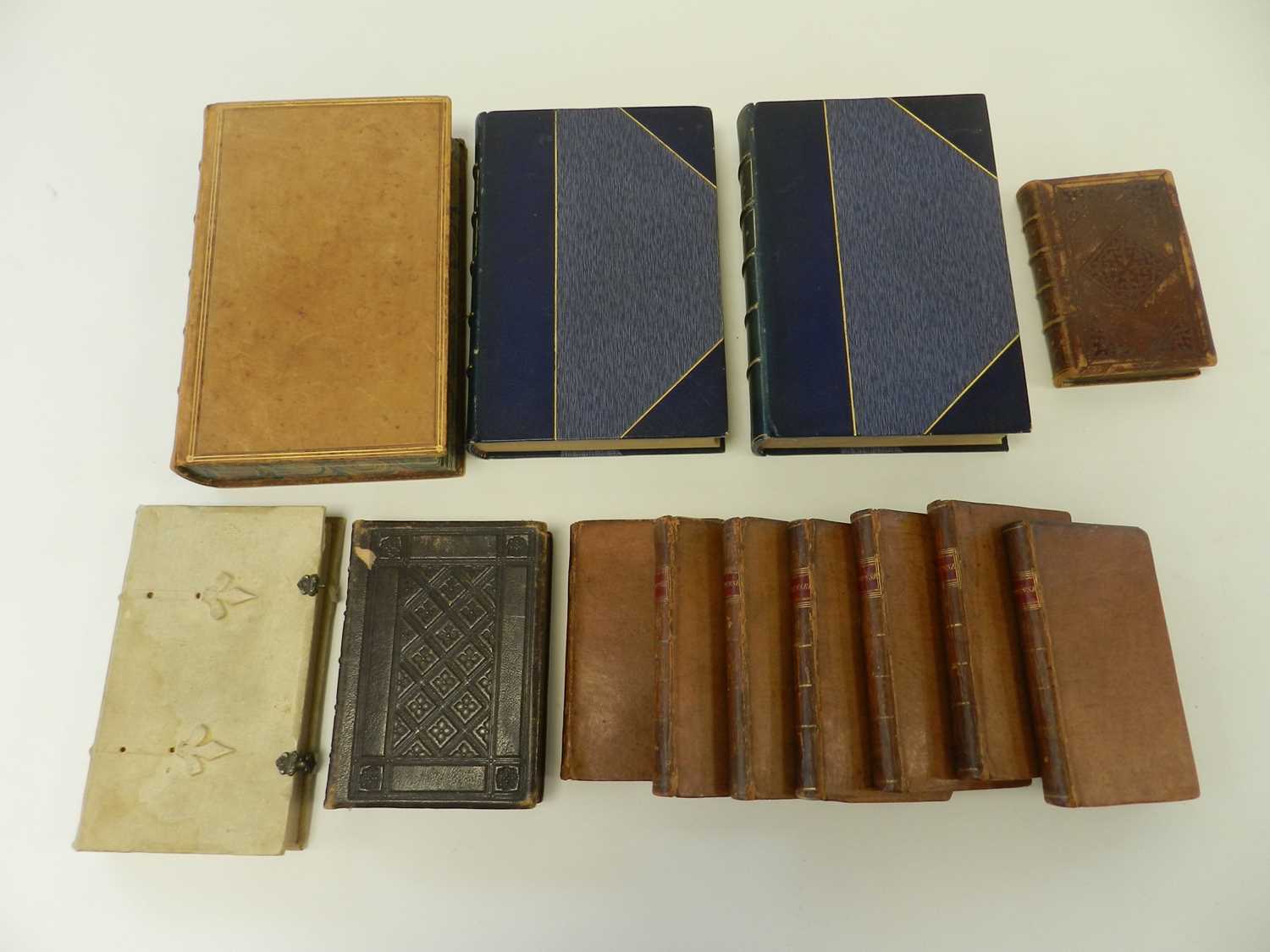 Diary of Samuel Pepys, 2 vols 1924. Half blue morocco. With other bindings (box) - Image 2 of 3