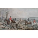 A set of 10, 19th century hunting aquatints