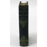 DARWIN, Charles, On the Origin of the Species, 2nd edn, 5th thousand, 1860. Adverts at end dated