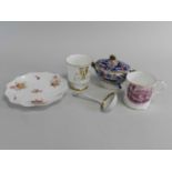 A small collection of Coalport 19th and 20th century to include a dessert tureen and cover, circa