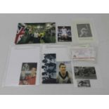 ROGER BANNISTER, signed photograph, with other signed photographs of sports stars including Andy