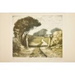 Gillian Stroudley (British 20th Century) Pair of Etchings