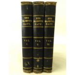 LOW, Lieut. Charles Rathbone, Her Majesty's Navy, including its Deeds and Battles. 4to, 3 vols