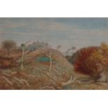 John Petherick (British, 1788-1861) Rural landscape with felled trees