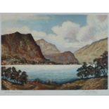 Three Prints Including Joseph Pimm RBSA (1900-1972) Derwentwater