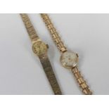 A ladies 9ct gold Rotary wristwatch