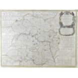 Emannuel Bowen, An Accurate Map of Shropshire