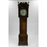 An early-mid 19th century oak and mahogany 8-day longcase clock, by 'John Callcot, Cotton'