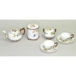 An EJD Bodley 'Blossom' tea service, circa 1876