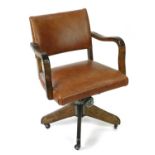 A mid-20th century Hillcrest office chair