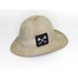 British pith helmet with 2nd Infantry Division patch