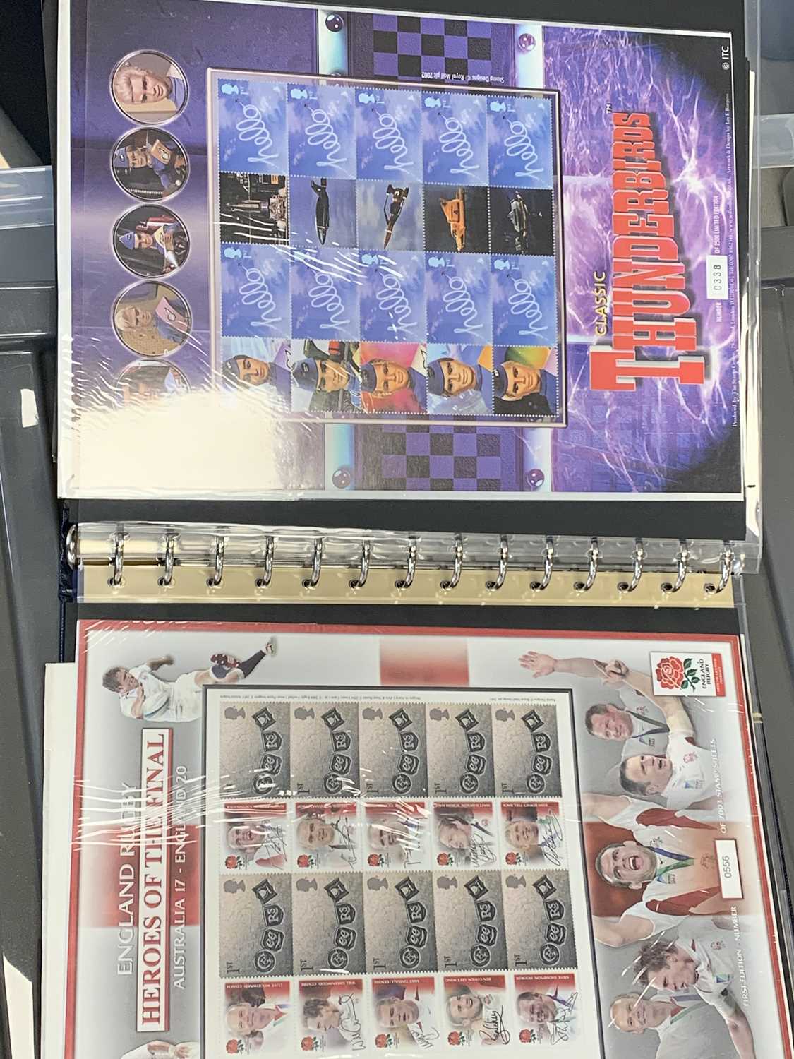 Four albums containing BC sheets, Smilers and Mint stamps - Image 5 of 11