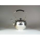 A Victorian silver spirit kettle