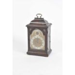 Daniel Vauguion of London, a mid - late 18th century mahogany cased bracket clock,