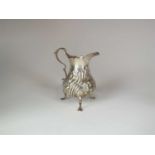 An early George III silver cream jug