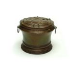 A very large arts and crafts copper wine cooler, late 19th century