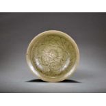 A Chinese Longquan celadon bowl, Ming Dynasty