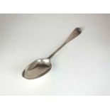 A mid 18th century Scottish silver spoon