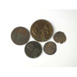 A collection of British and World coinage, tokens and medallions