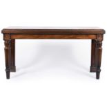 A William IV mahogany serving table