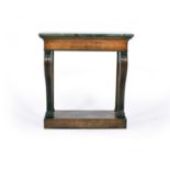 A 19th century, Regency style, mahogany console table