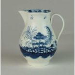 Caughley 'Rock Strata Island' sparrow beak jug