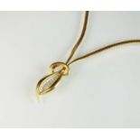 A Boodles 18ct gold diamond set necklace