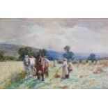 John Atkinson (1863-1924) Haymaking