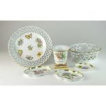 A small group of Herend 'Queen Victoria' porcelain