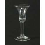 An 18th-century wine glass