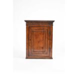 An 18th century and later oak cupboard