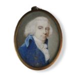 English School (late 18th/early 19th century), Portrait Miniature of a Gentleman