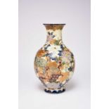 A large Japanese Satsuma vase, Taisho period
