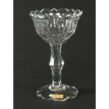 George III sweetmeat glass