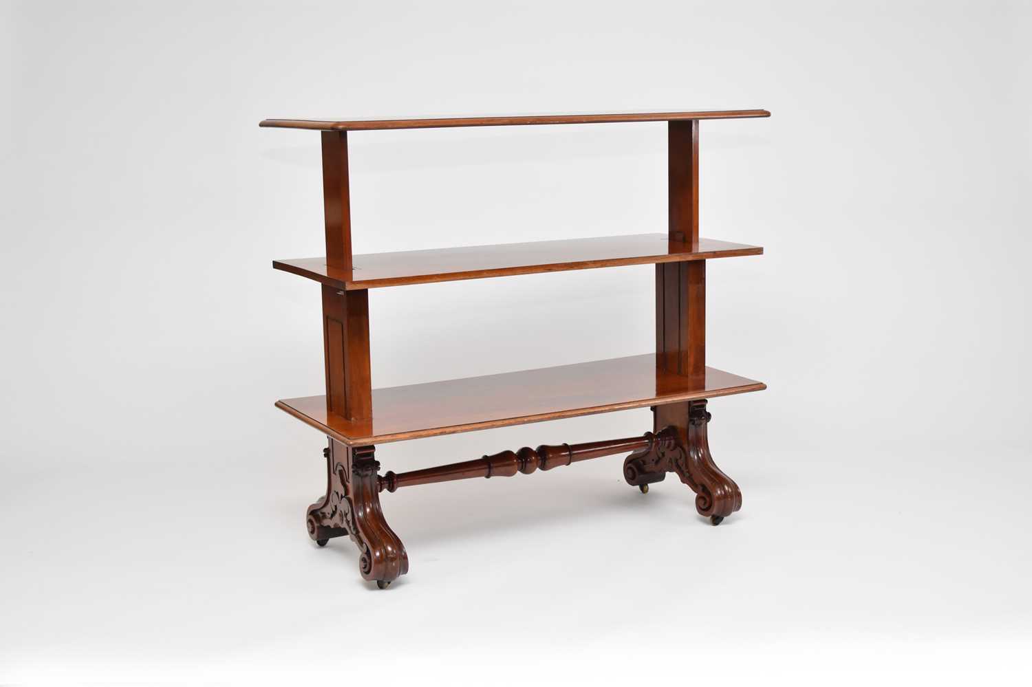 A William IV mahogny metamorphic buffet table