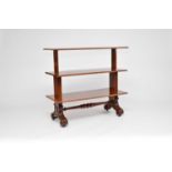 A William IV mahogny metamorphic buffet table