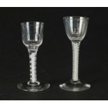 Two 18th-century glasses