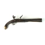 Middle Eastern flintlock pistol, circa 1800