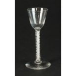 Mid-18th century wine glass