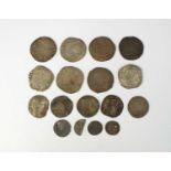 A collection of hammered silver coins