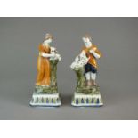 Two prattware figures, early 19th century