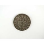 An Oliver Cromwell half-crown